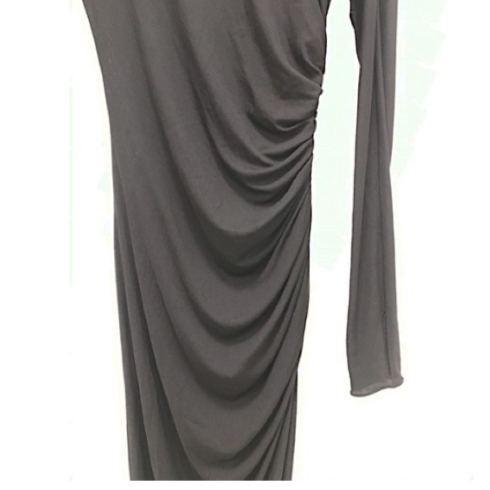 SOLD - Emanuel Ungaro Silk Ruched dress - Picture 5 of 8